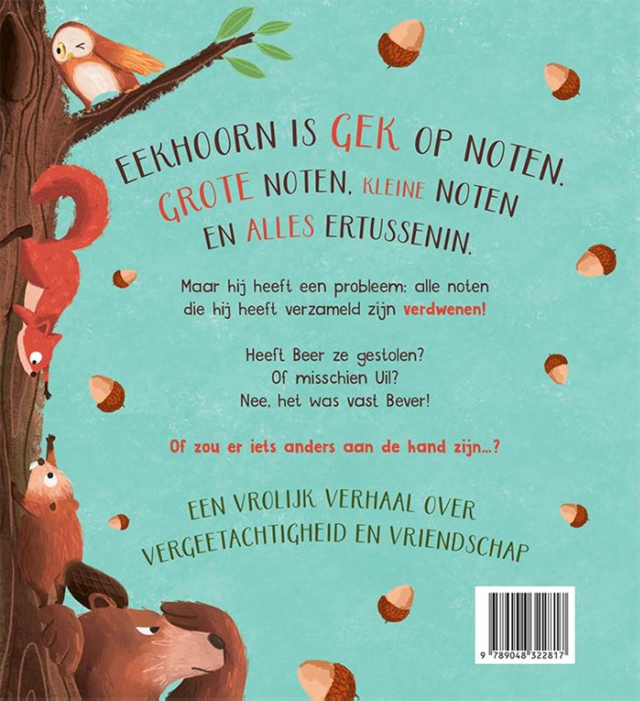 Libro ilustrado: ¡a la caza de nueces! 3+