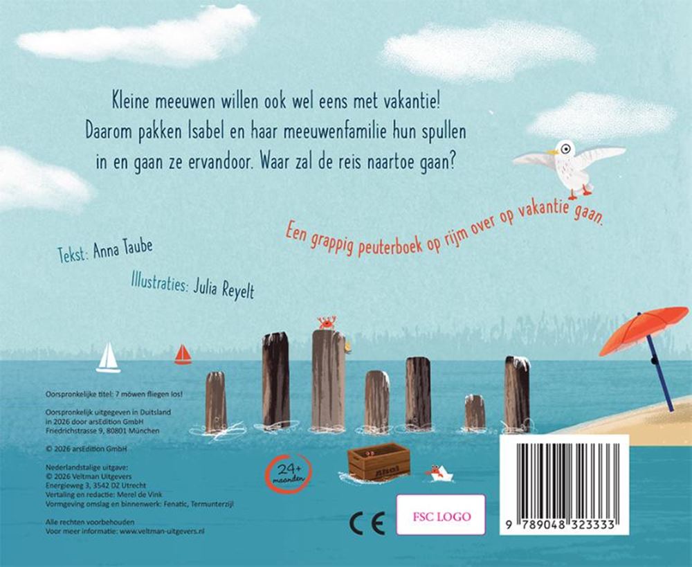 ¡Libro de mesa 7 gaviotas de vacaciones! 2+