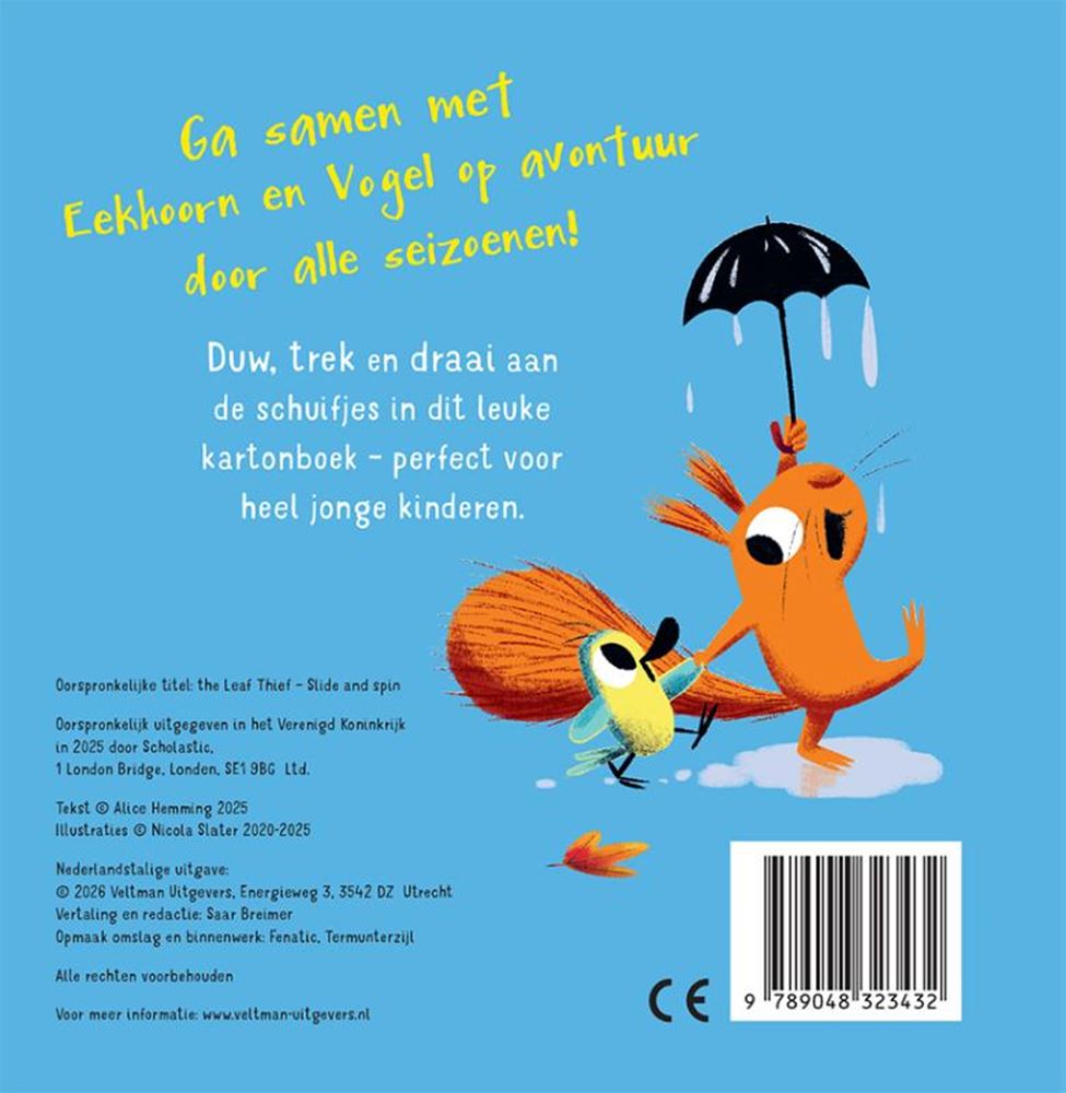 Scoiattolo e uccello carota - giro in scivolo