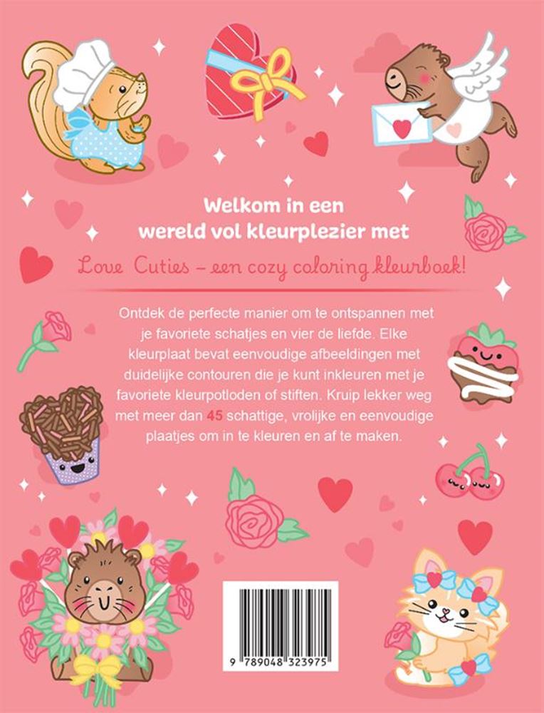 Amore tenerissimo: accogliente libro da colorare 6+