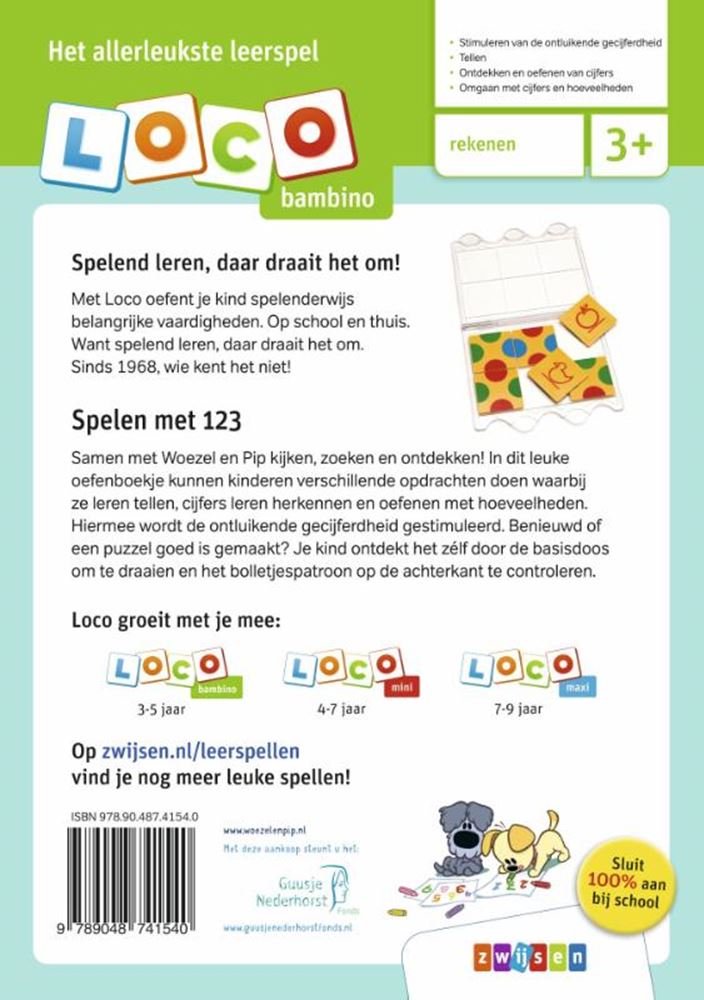Loco bambino woezel en pip, spelen met 1
