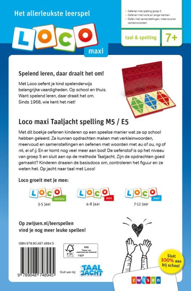 Libretto pratica Loco maxi caccia alla lingua ortografia m5 - e5