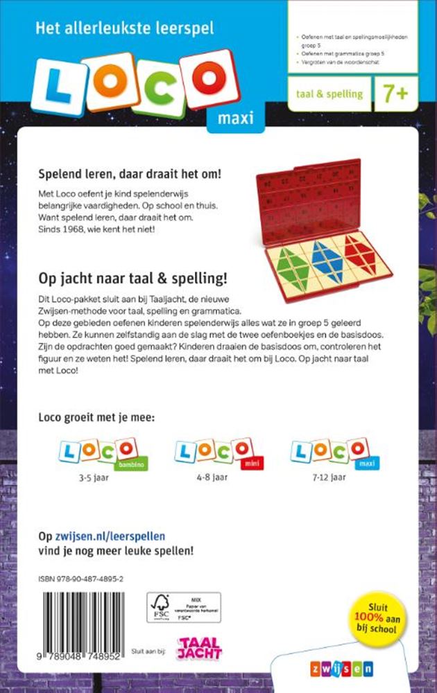Loco maxi pacchetto di caccia linguistica lingua e ortografia m5-e5