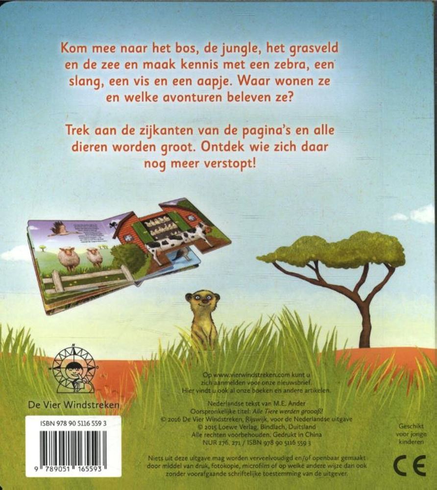 Todos los animales crecen (libro deslizante)