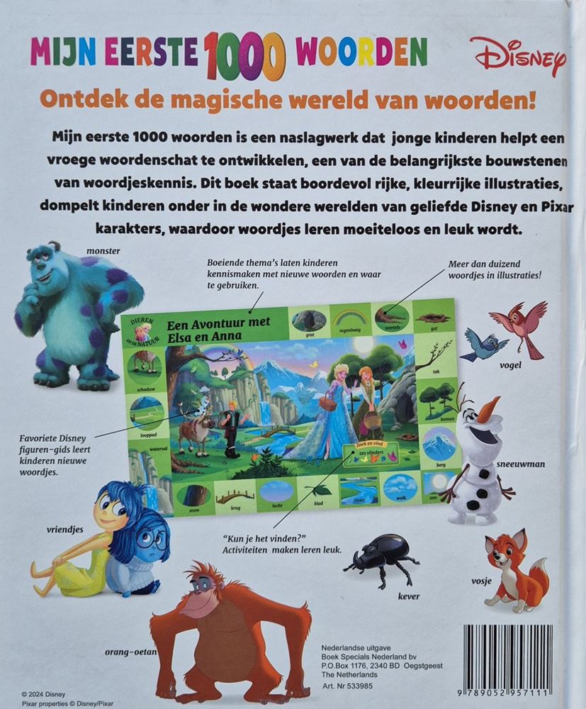 Disney mijn eerste 1000 woorden. 4+