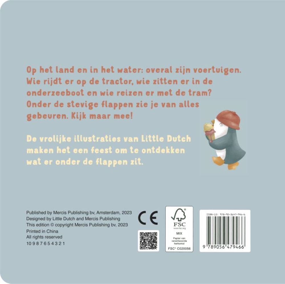 Little dutch: mi libro con solapas. vehículo