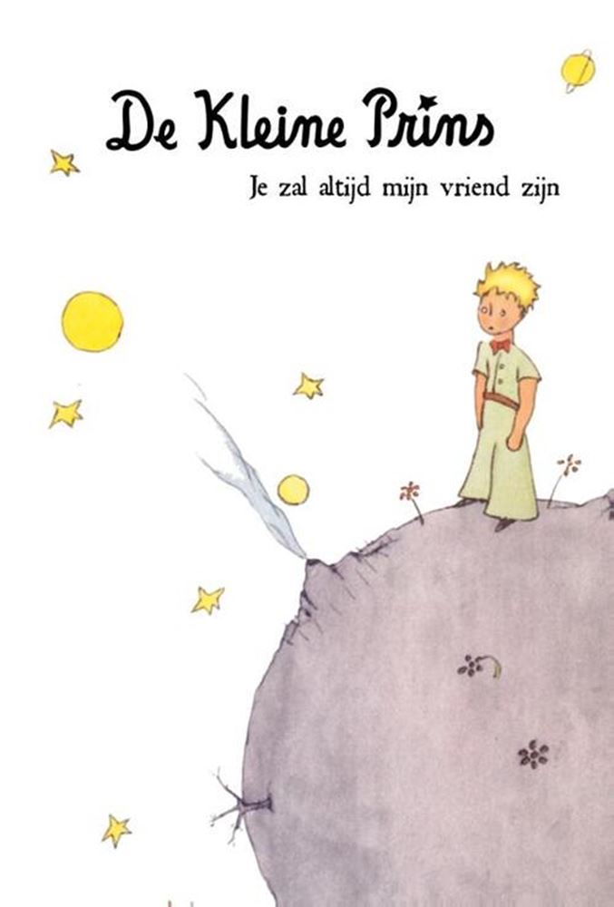 Merkloos sans marque de kleine prins wenskaarten met envelop,set 10 ex.assorti