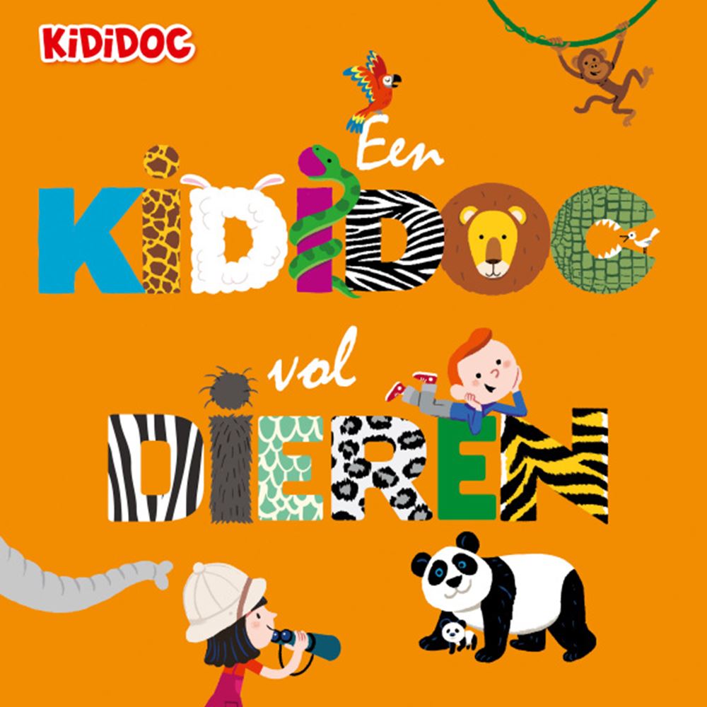 Libro de cartón: un kididoc lleno de animales. 4+