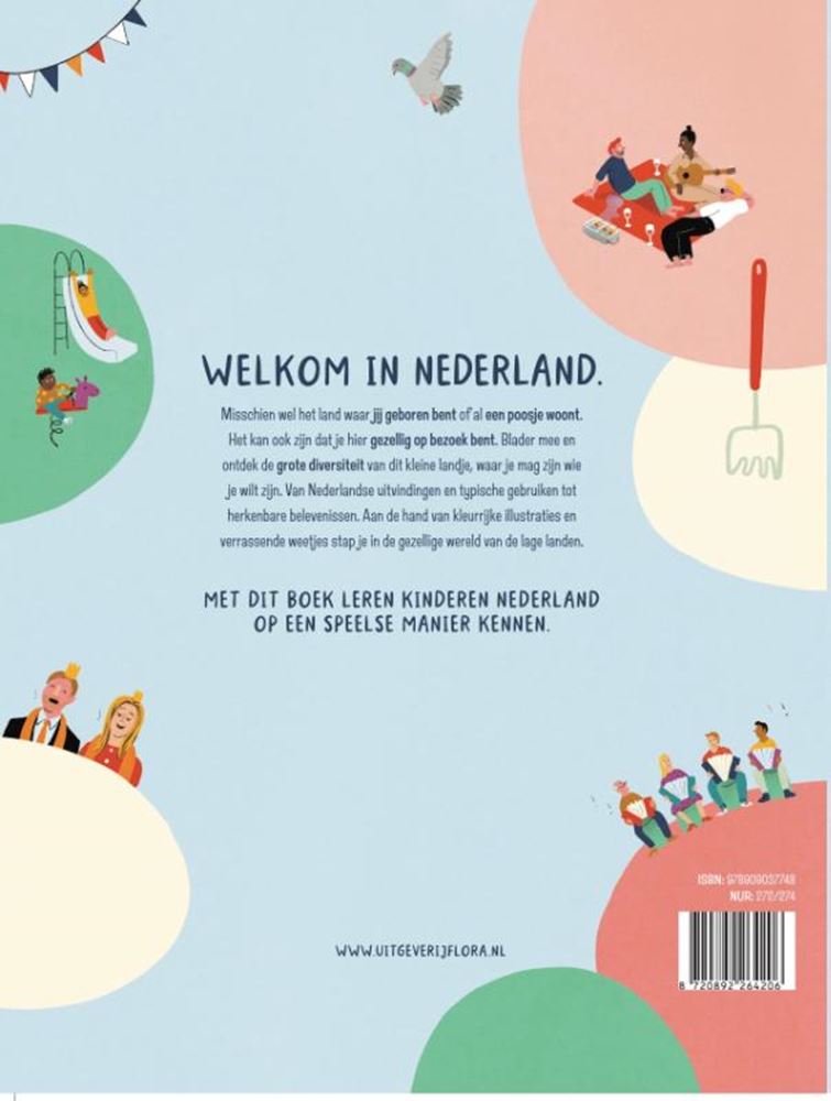 Dit boek gaat over nederland. kartonboek