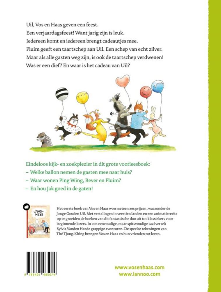 Vos en haas - waar is het cadeau? 3+
