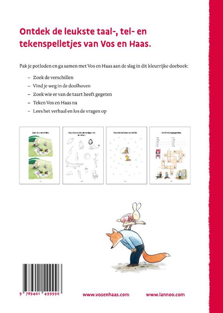 Vos en haas - il superdikke doeboek 6+