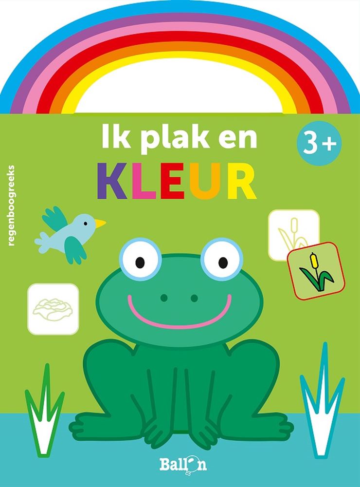 Standaard uitgeverij ik plak en kleur kikker. 3+