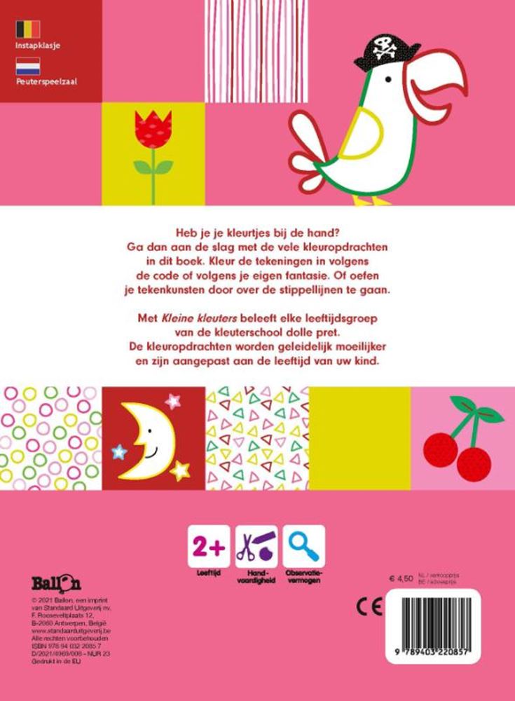 Editore standard per bambini piccoli che colorano divertenti 2+
