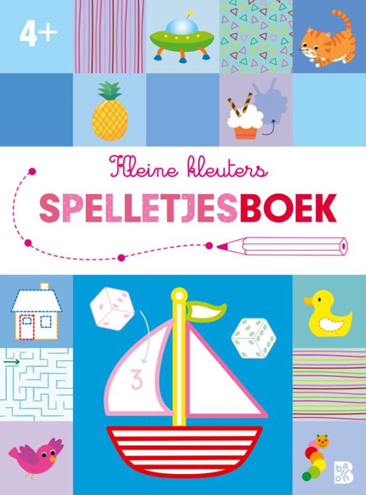 Libro di giochi per bambini piccoli dell'editore standard 4+