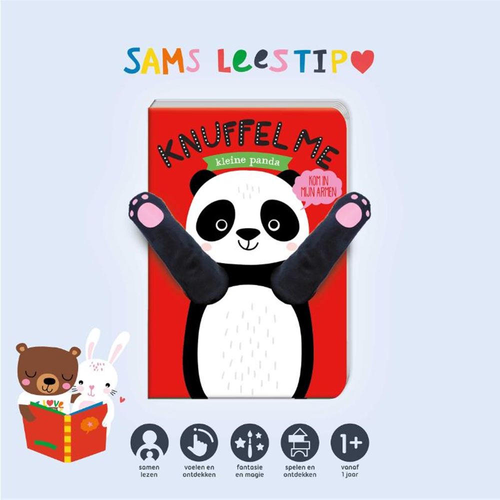 Knuffel me kleine panda (karton)