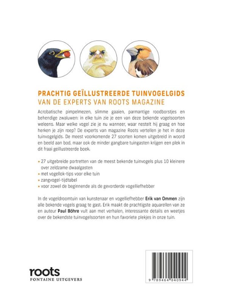 Vogels in onze tuin. 27 vogelsoorten, 10