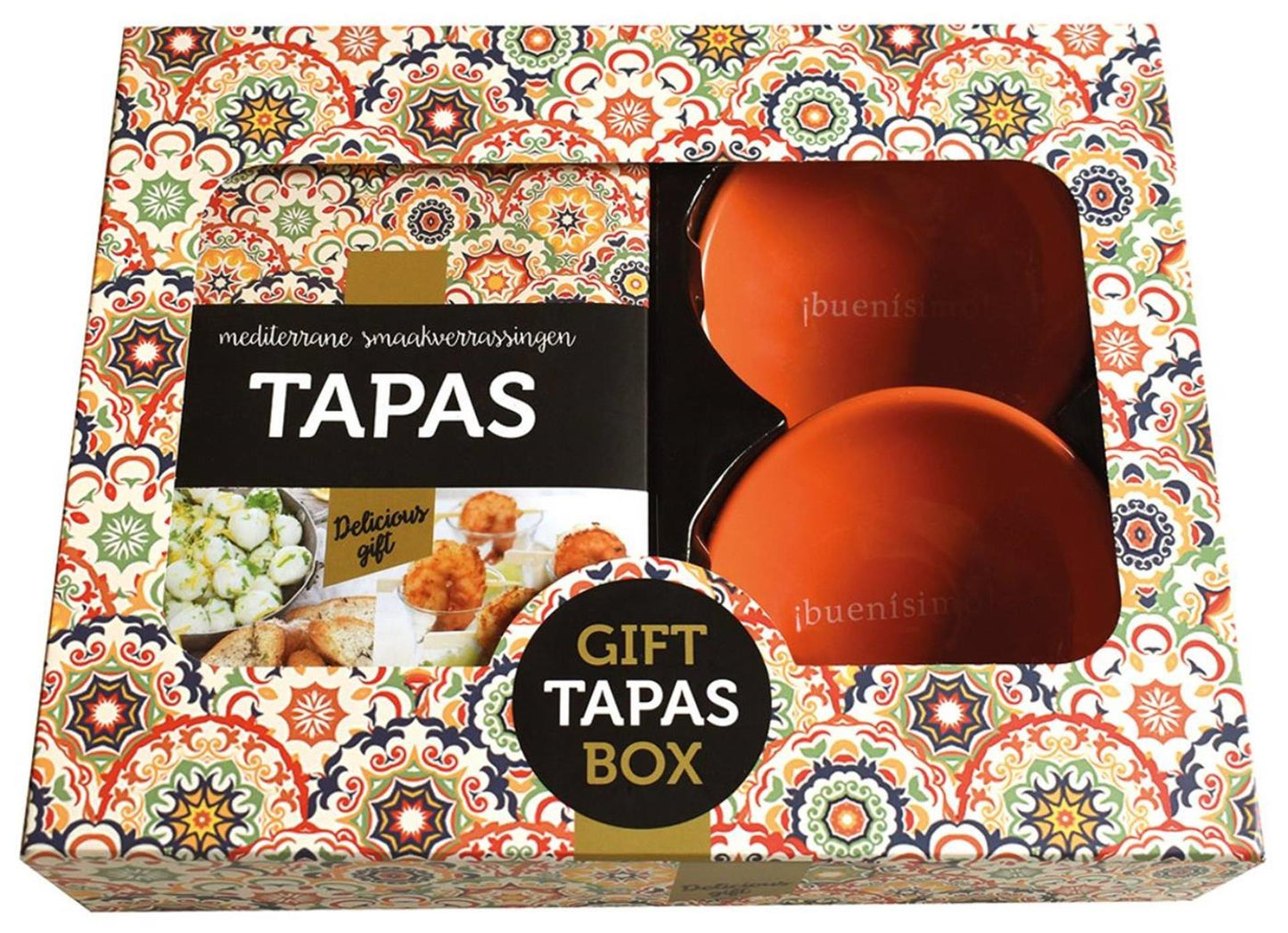 Imagebooks libro caja regalo tapas con 2 cuencos