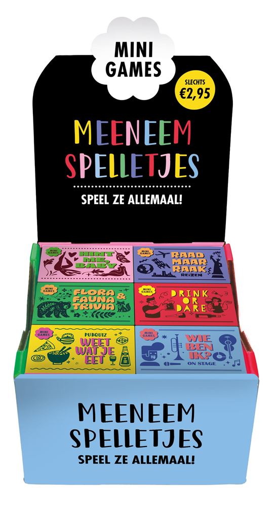 Display mini games 6 x 4 ex. -