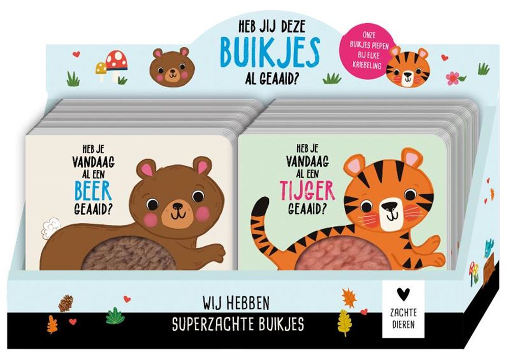 Display superzachte buikjes 2 x 5 ex. 3+