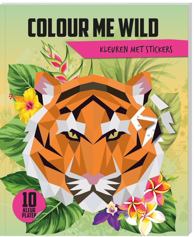 Stickerboek voor volwassenen - colour me