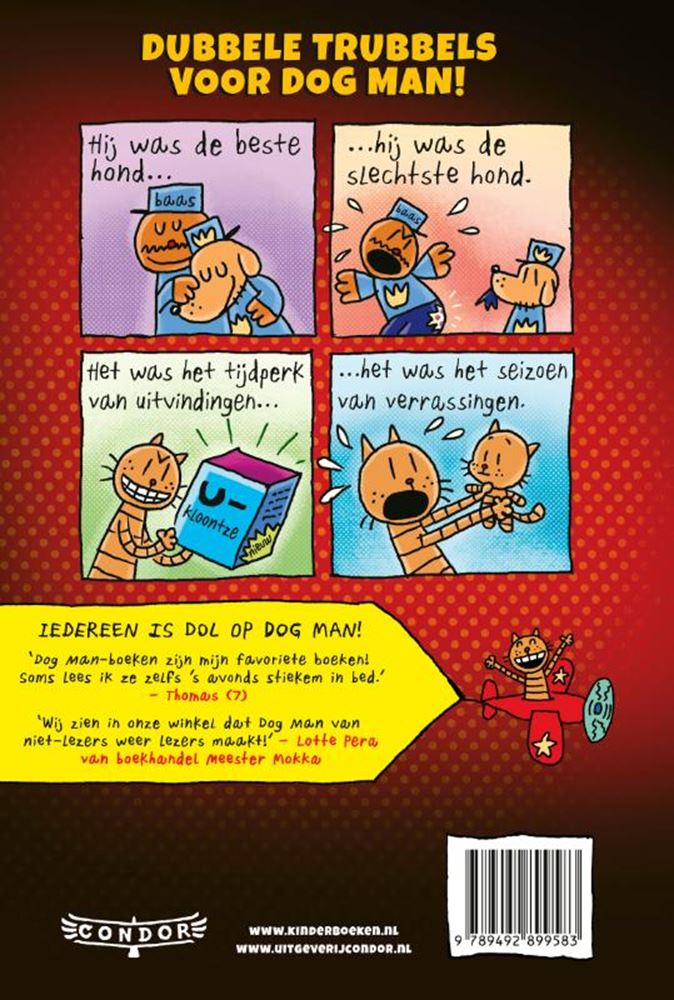 Basic Book Dog Man and the Cloned Cat