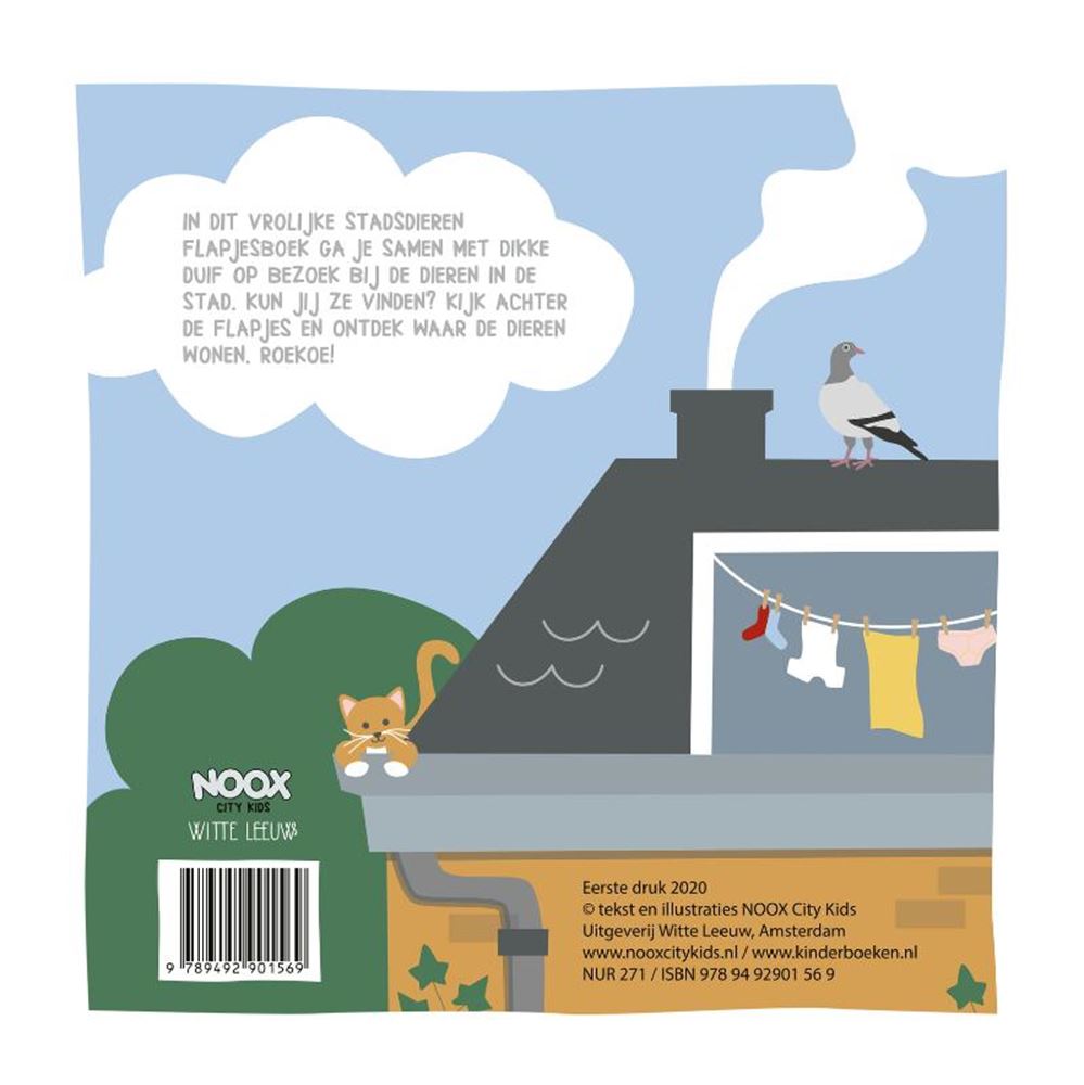 Libro de solapas: los alegres animales de la ciudad.