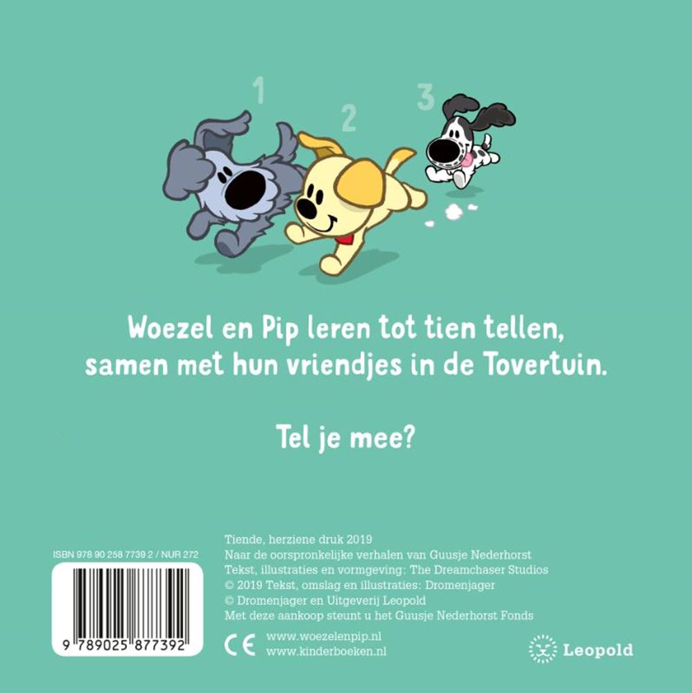 Libro Woezel e Pip che contano insieme libro da tavolo | 2 pezzi