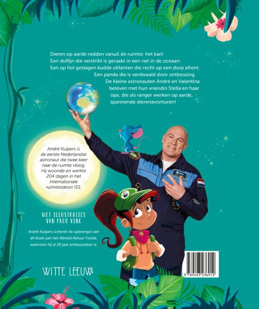 Editores wpg los pequeños astronautas salvan el libro ilustrado de los animales.