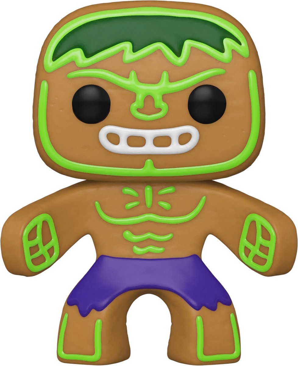 Funko the hulk verzamelfiguur pop! vinyl - marvel holiday gingerbread multicolours