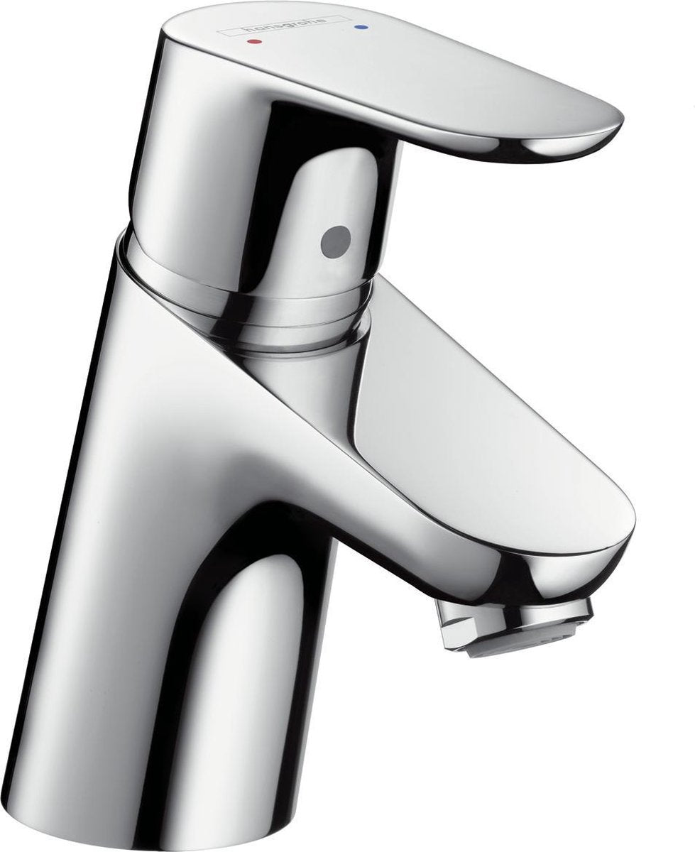 Hansgrohe focus - wastafelmengkraan - ééngreeps bediening - met afvoerplug - 70mm - chroom
