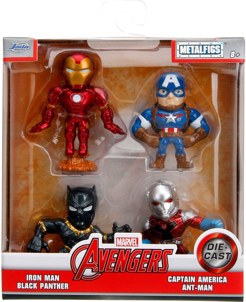 GIOCCHIO Jada Jada Metalfigs Avengers 4 pezzi