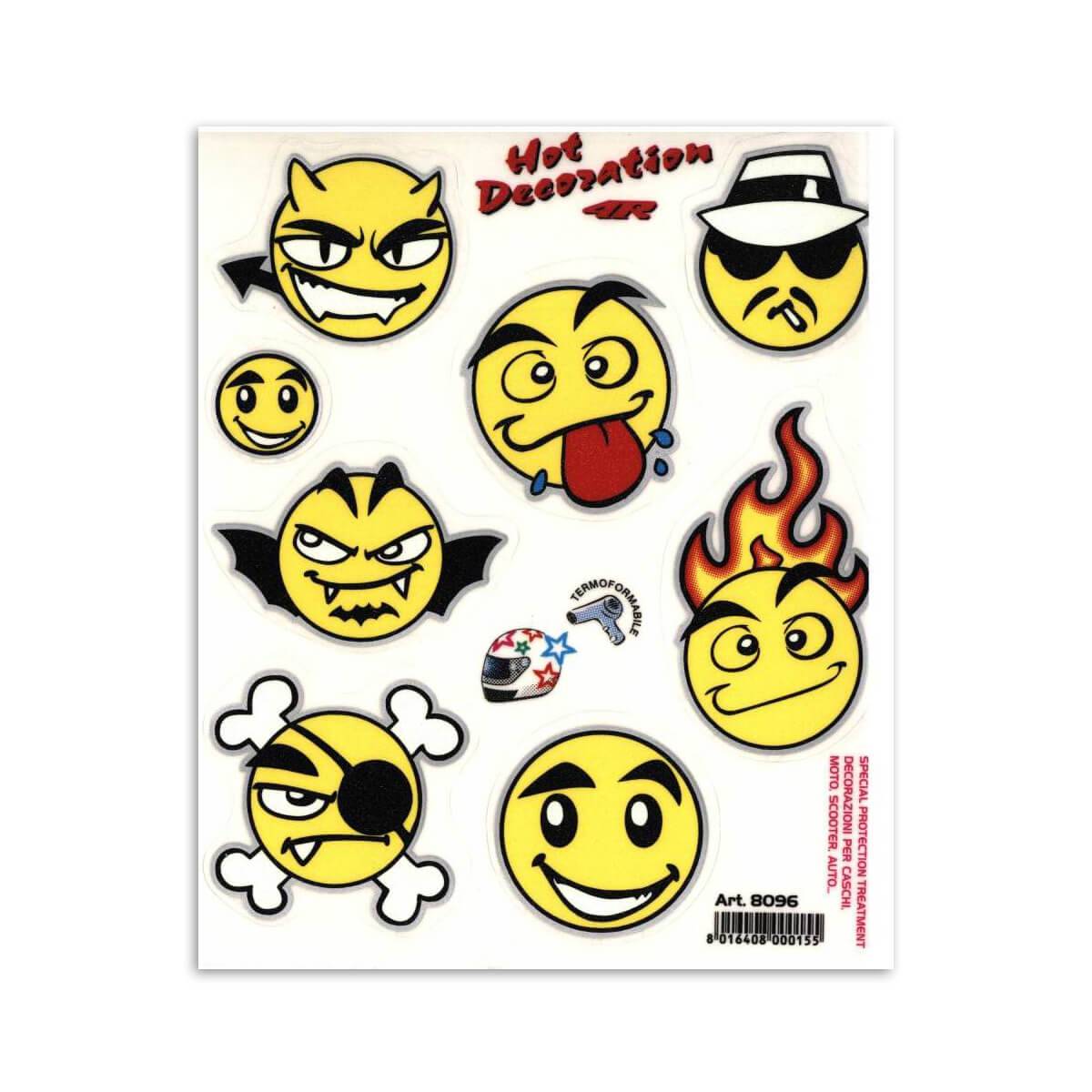 Set di emoticon adesivi