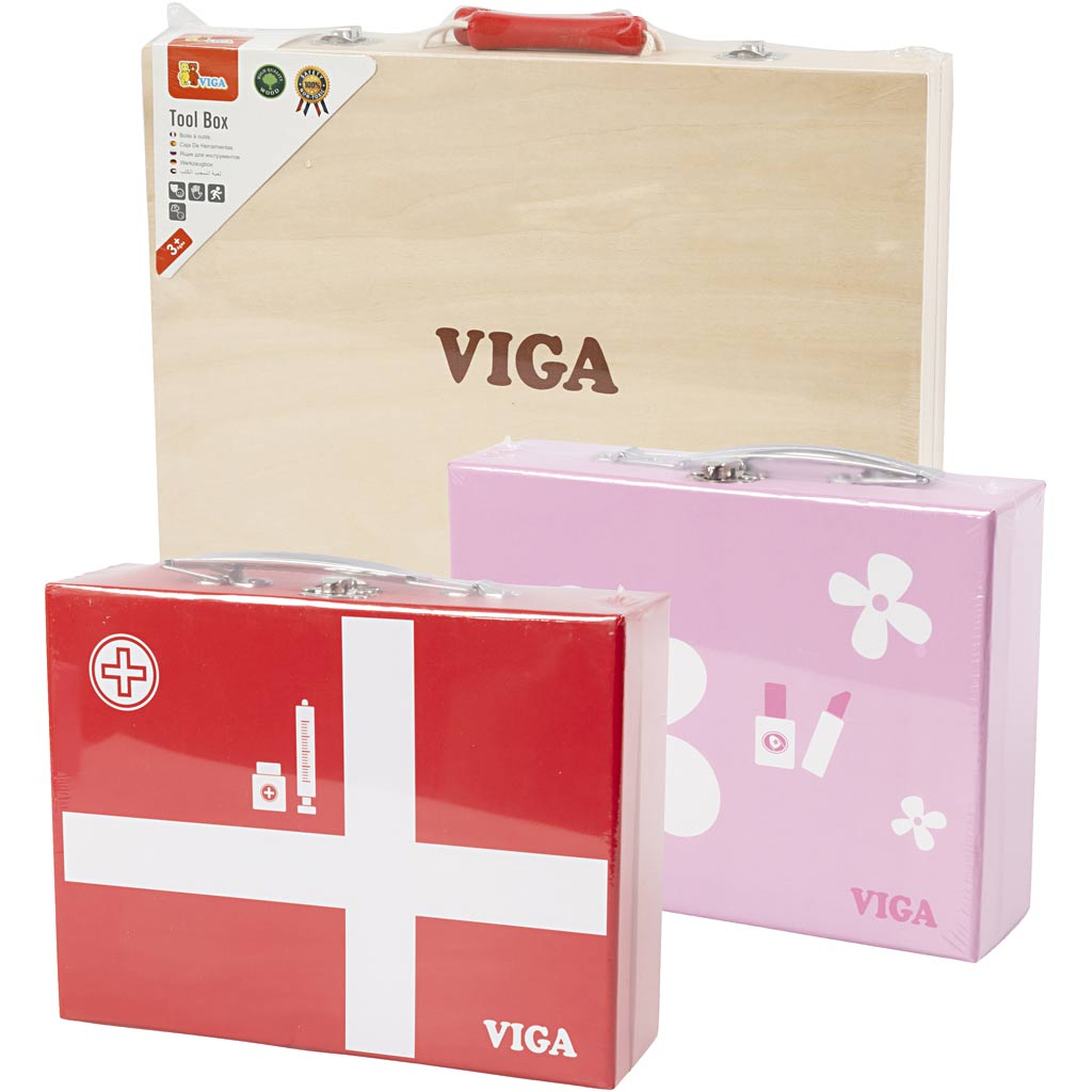 Set da gioco in legno Viga, 33 parti 1 set