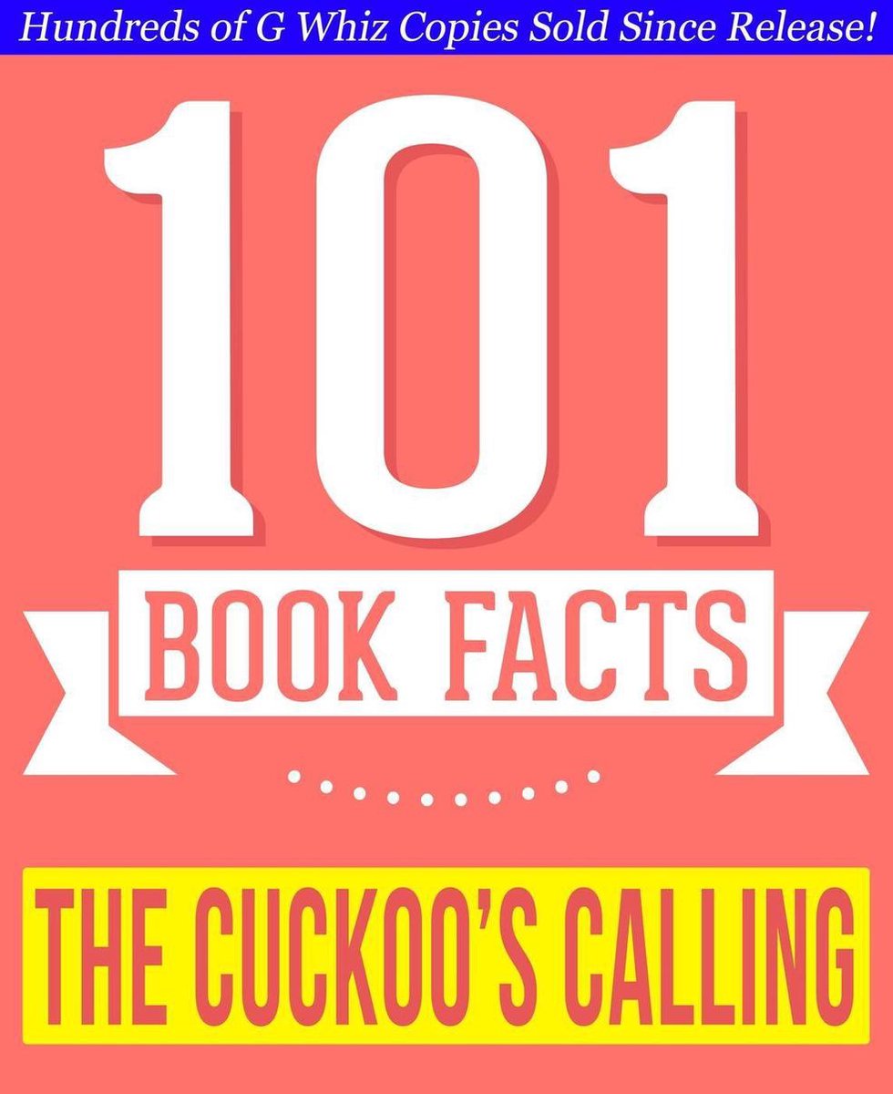 101bookfacts.com - il canto del cuculo - 101 fatti sorprendentemente veri che non sapevi