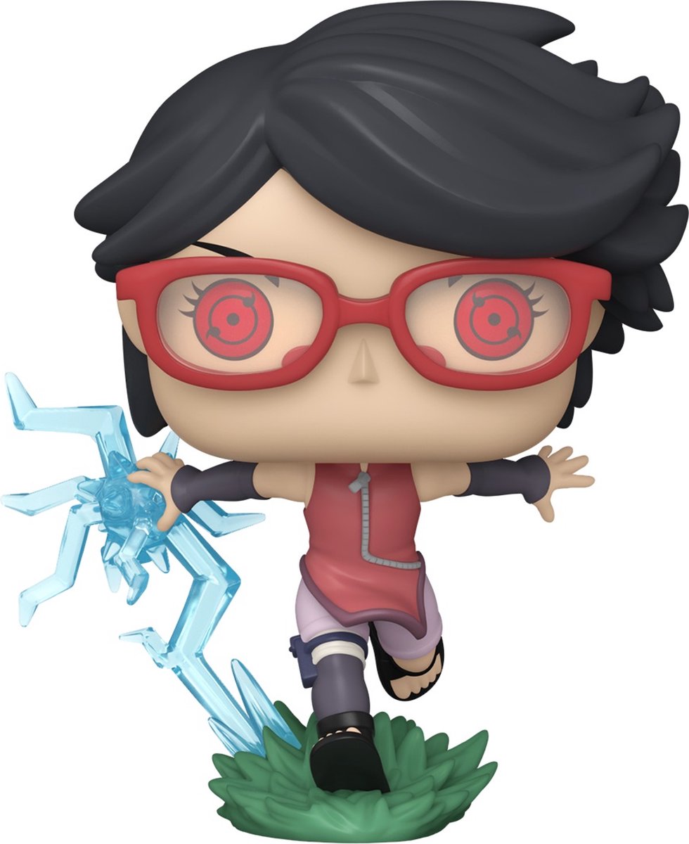 Funko pop animation: boruto s3 - sarada with sharingan - pop #1358