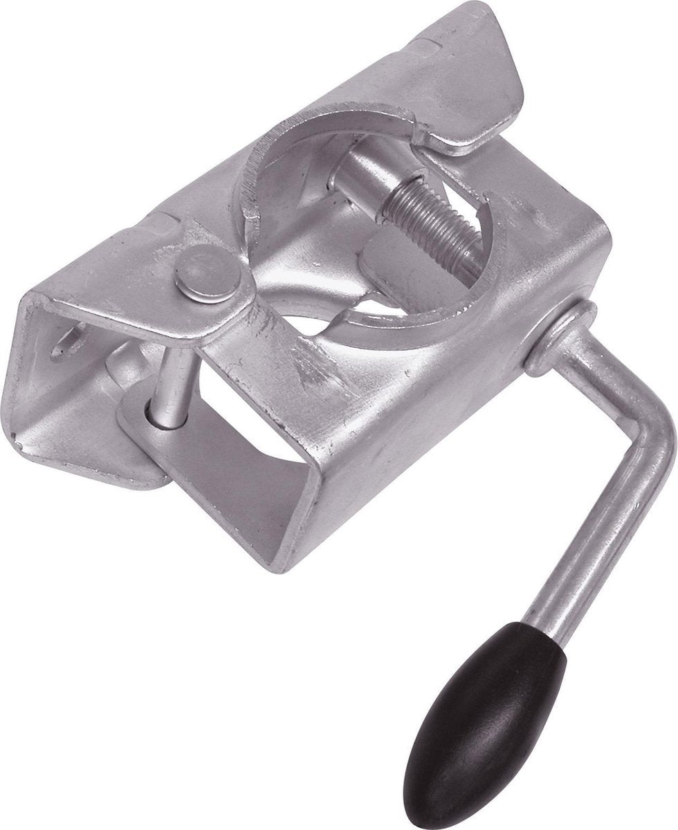 Abrazadera Carpoint para rueda delantera - galvanizada - para barra de tiro sin freno - para remolque o remolque ø 48 mm