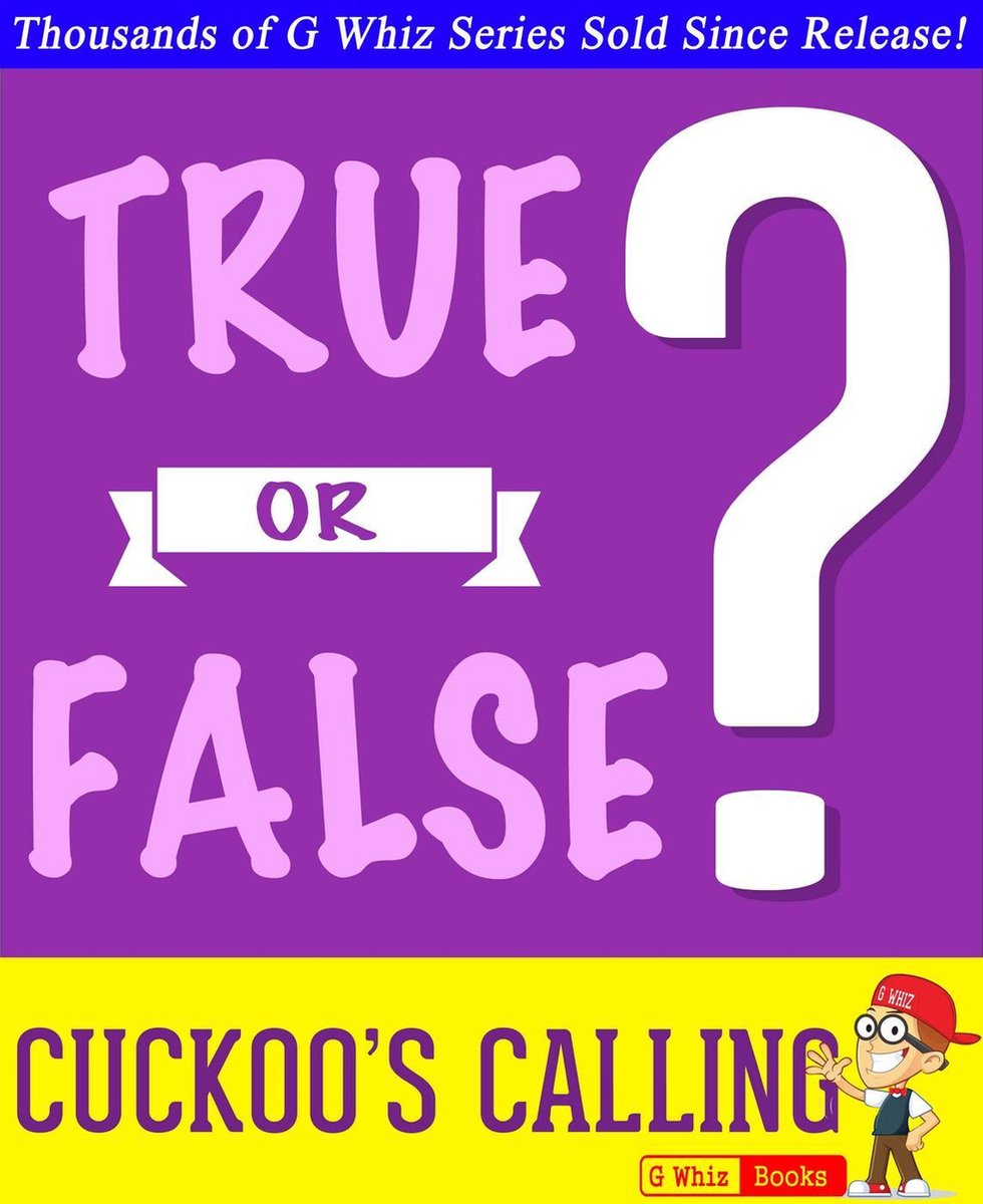 Gwhizbooks.com - il canto del cuculo - vero o falso?