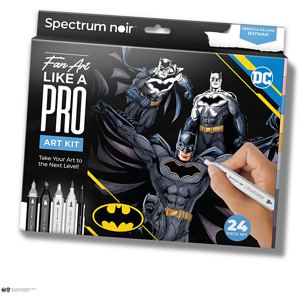 Creative Company Hobbyset Illustration, Batman: Heroes and Schurken, vari colori, 1 box