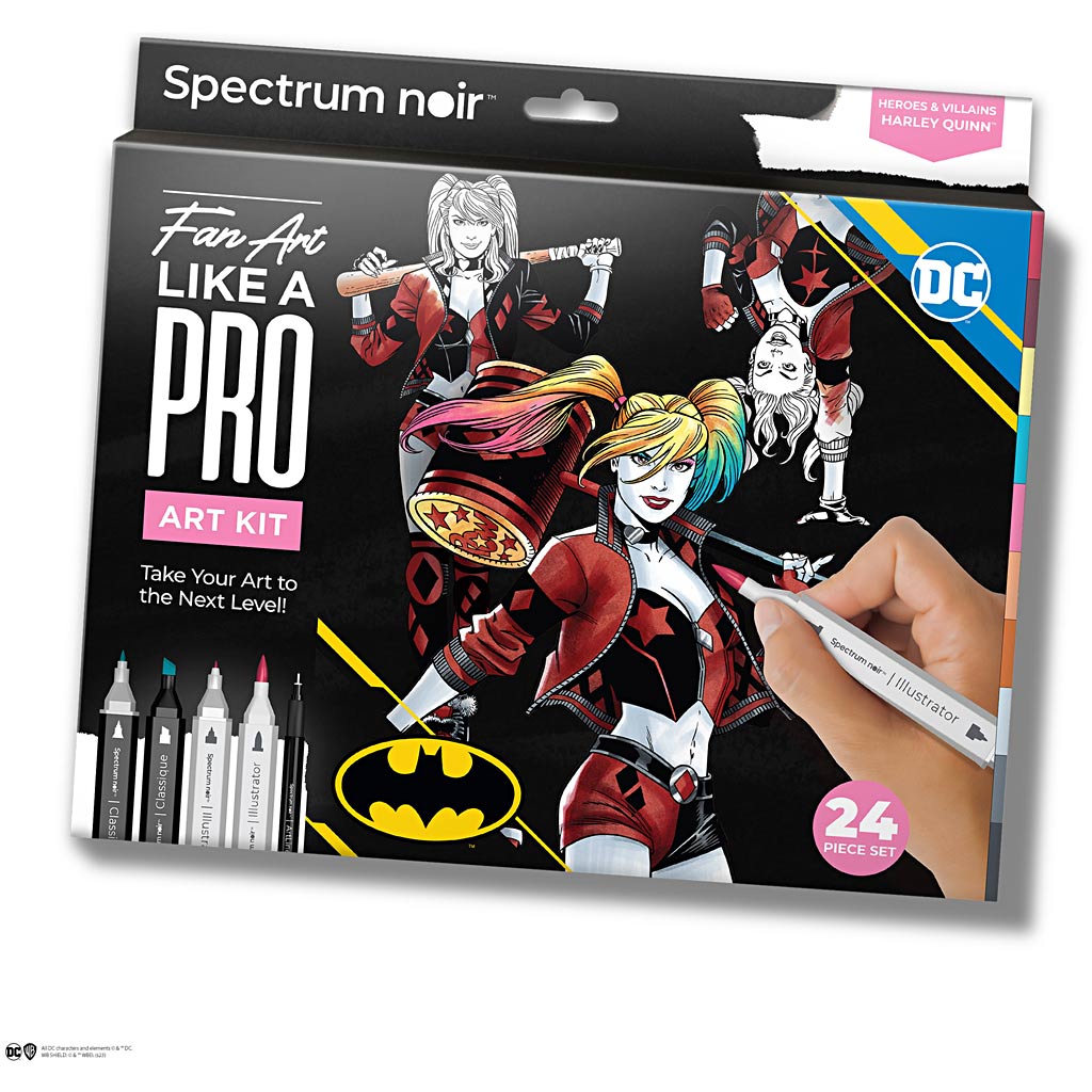 Creative Company Hobbyset Illustration, Harley Quinn, vari colori, 1 box