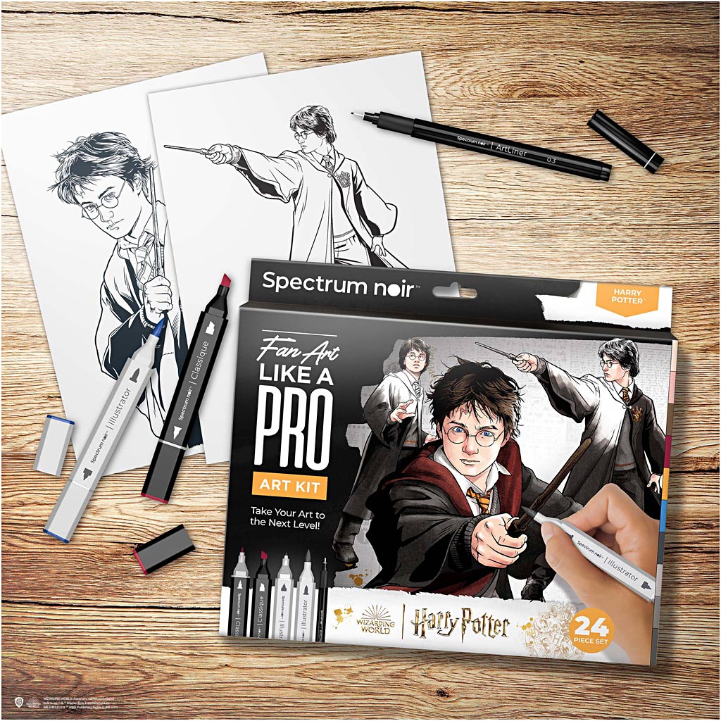 Creativ Company Hobbyset Illustration, Harry Potter, varios colores, 1 caja
