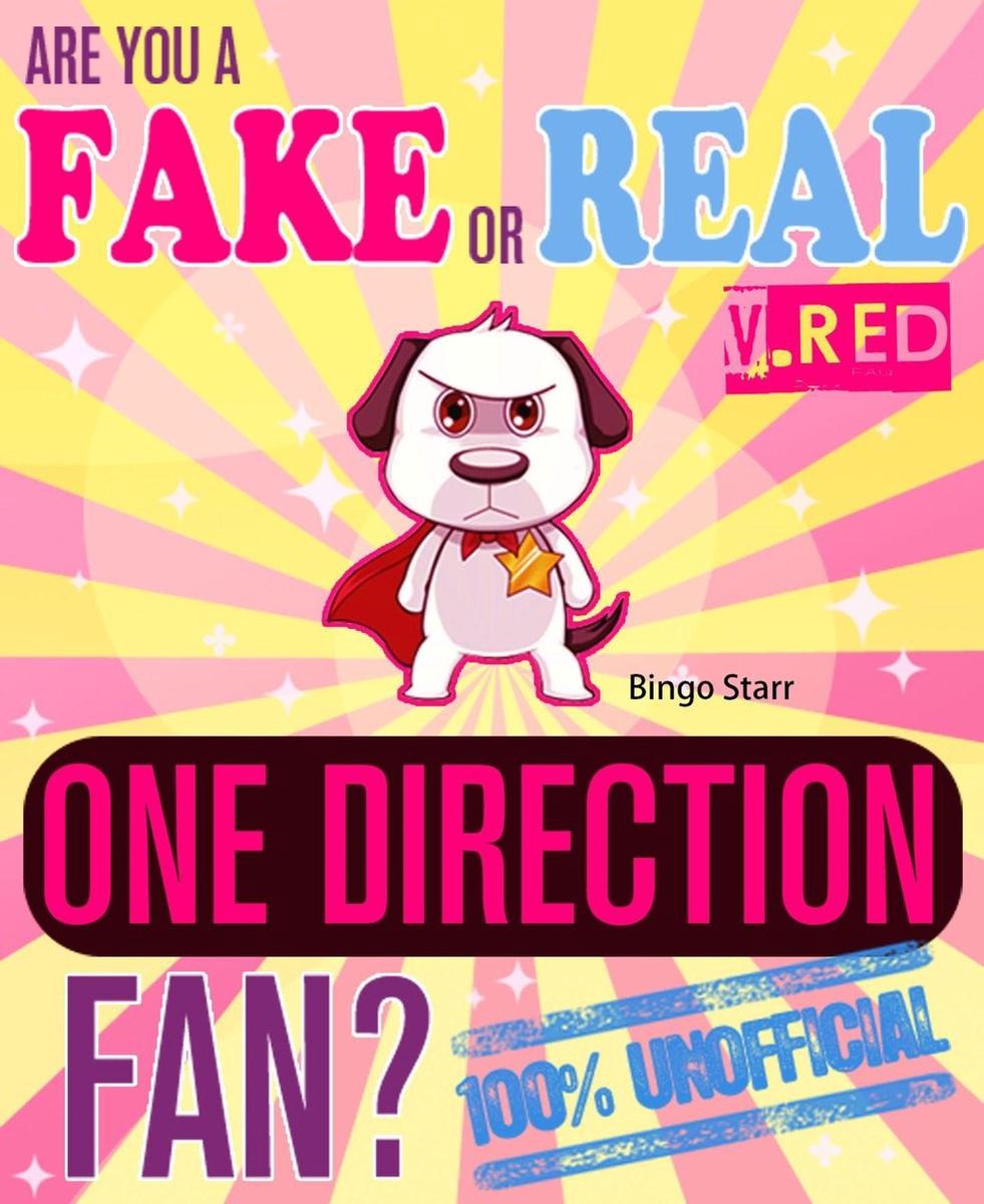 Sei un fan falso o vero dei One Direction? versione rossa: il gioco da viaggio con quiz e curiosità non ufficiale al 100%.