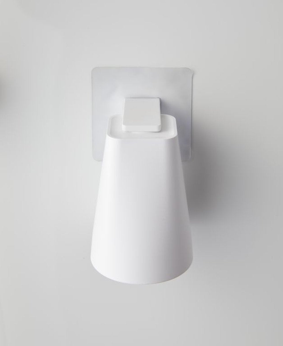 Yamazaki zelfklevende badkamer bekerhouder - tower - wit