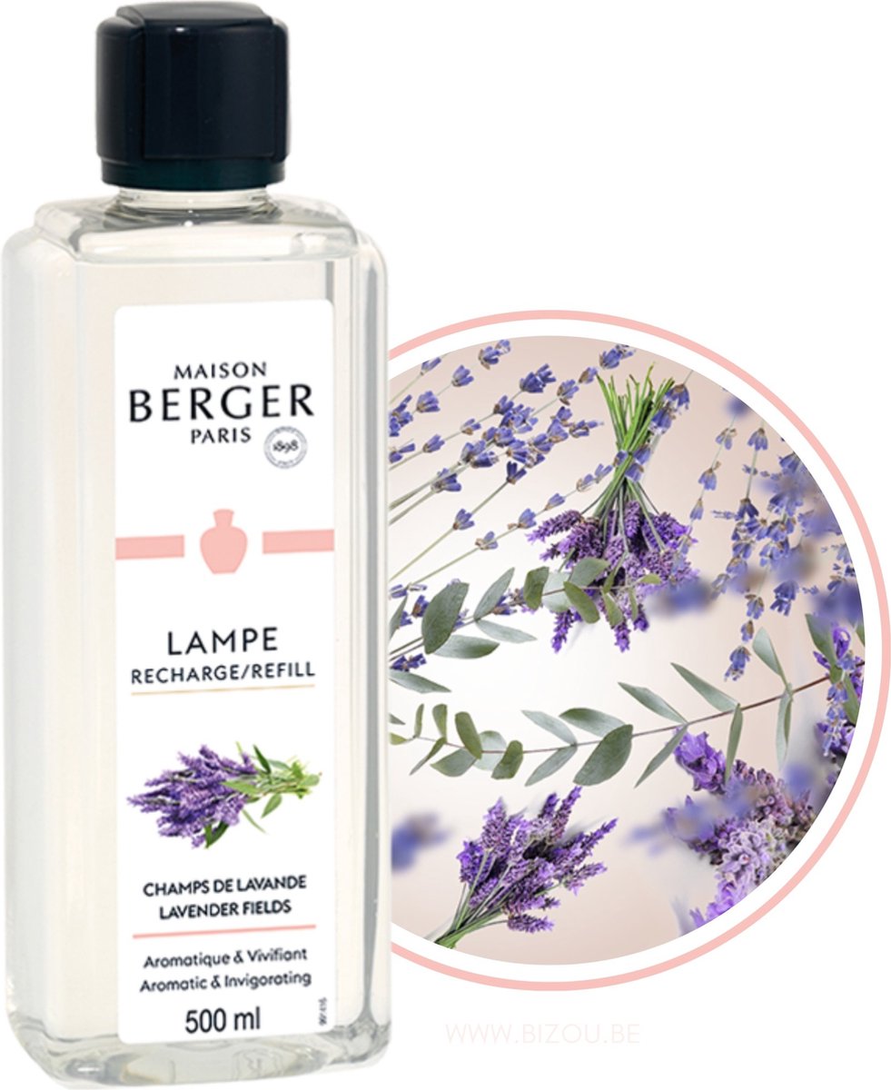 Lampe Berger Maison Champs de Lavande – Ricarica per bruciatore di fragranza Campi di lavanda 500 ml