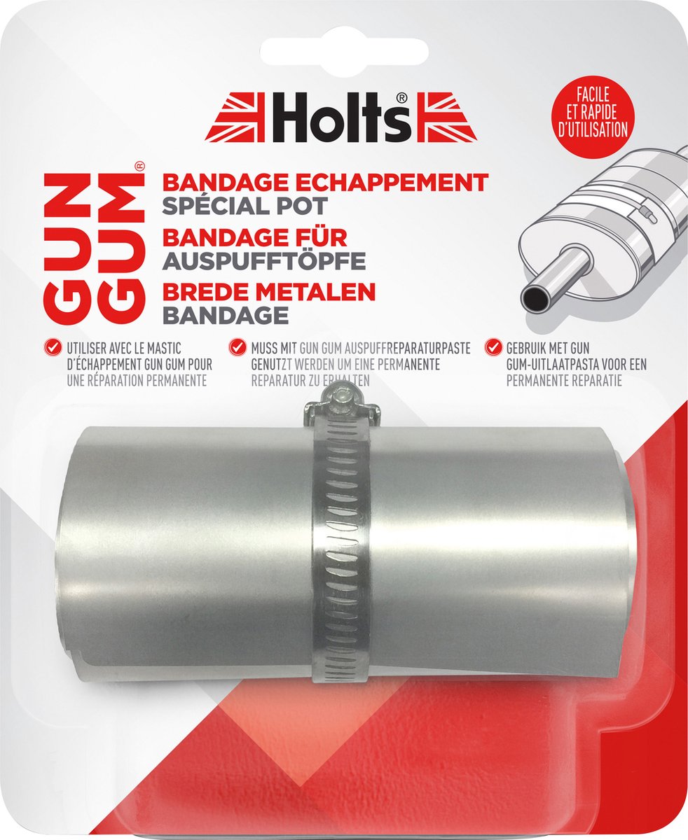 Holts flexiwrap demper - uitlaat reparatie - 800 x 114mm