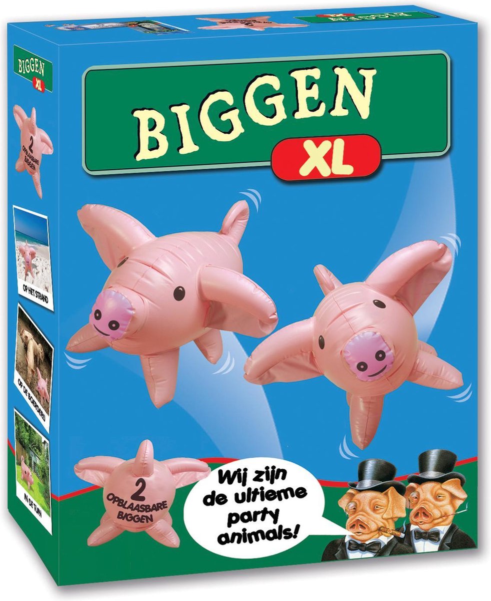 Mosse vincenti maialini XL – gioco di società gonfiabile per interni ed esterni