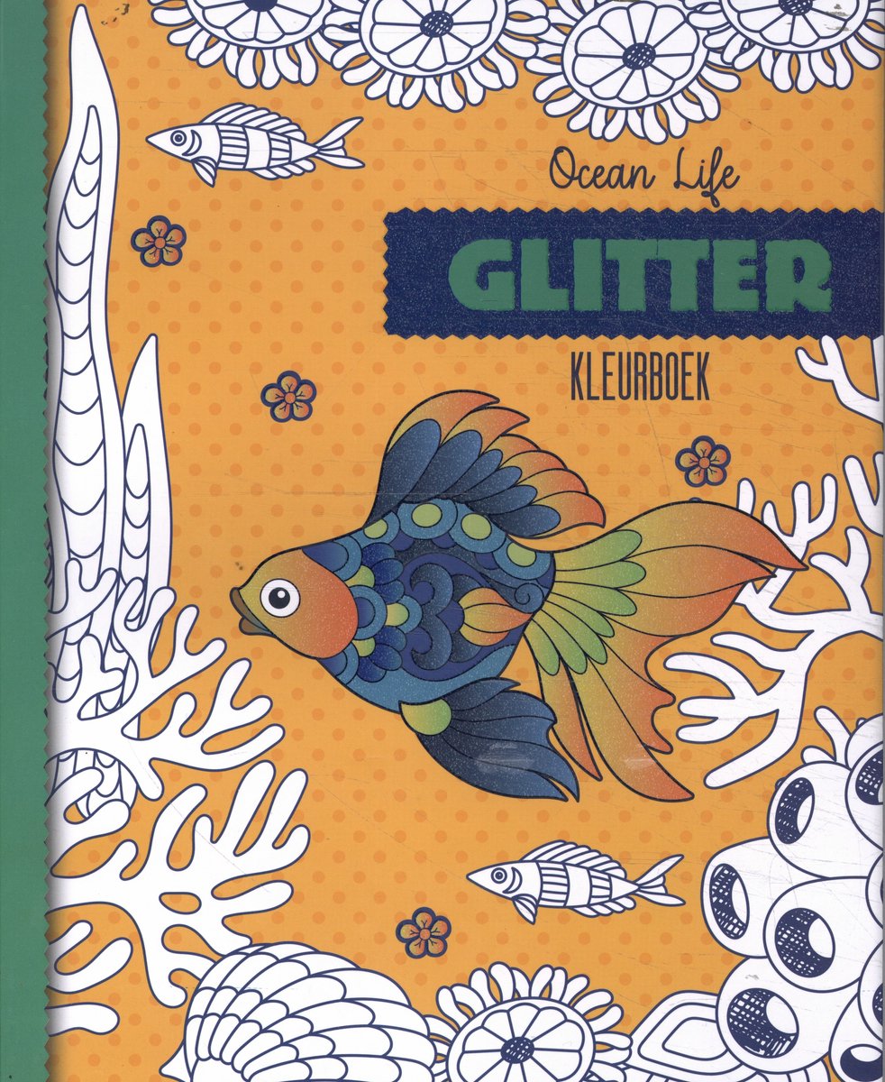 Interstat glitter kleurboek - ocean life
