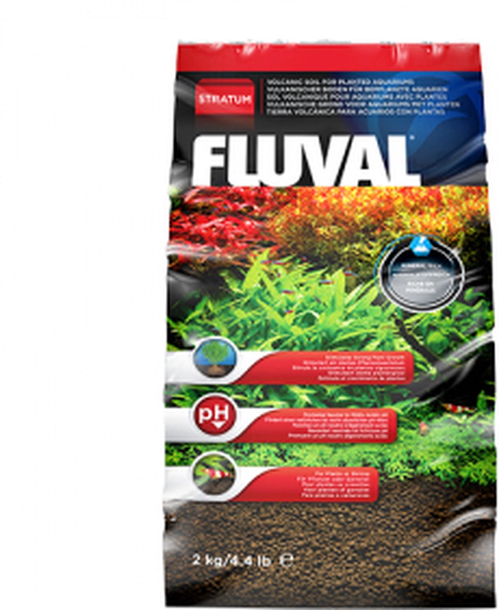 Fluval Stratum Substrato per acquario da 2 kg multicolore