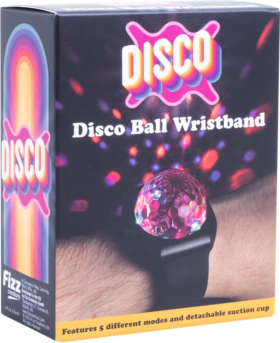 Pulsera Mad Monkey Disco Party - Grandes efectos - 5 modos - USB-C