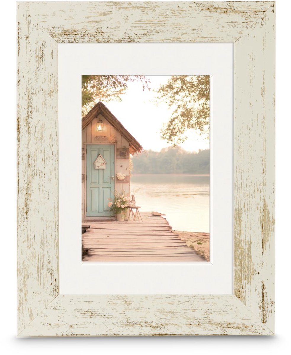 Hama fotolijst - cottage - 20 x 30 cm - oud wit