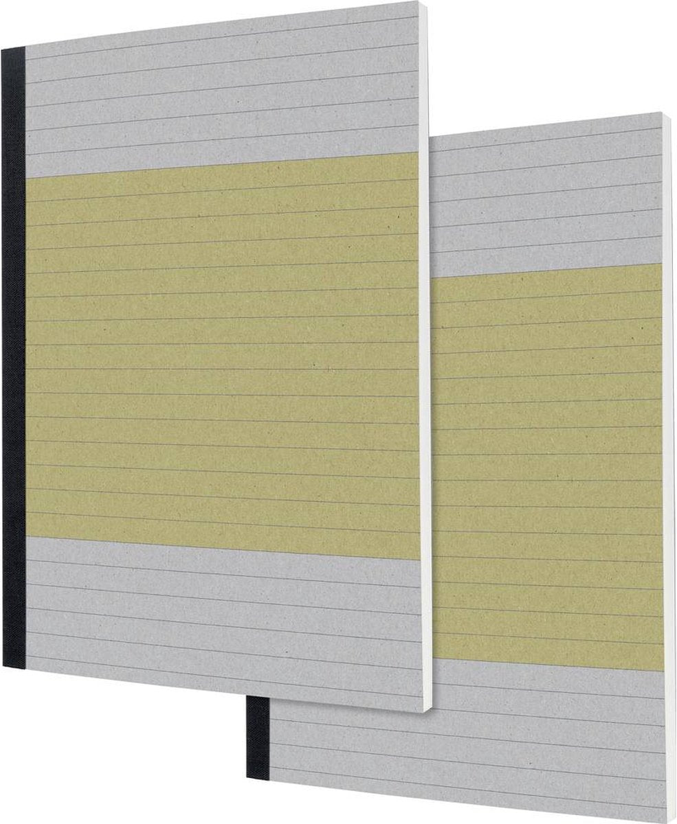 Quaderno Sigel Quicknote SN100 a righe giallo numero di pagine: 100 DIN A5